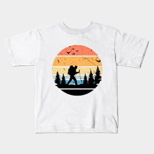 Retro Vintage Sunsets Kids T-Shirt